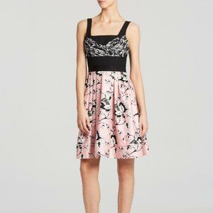 DVF Sita Silk Wool Pleated Dress